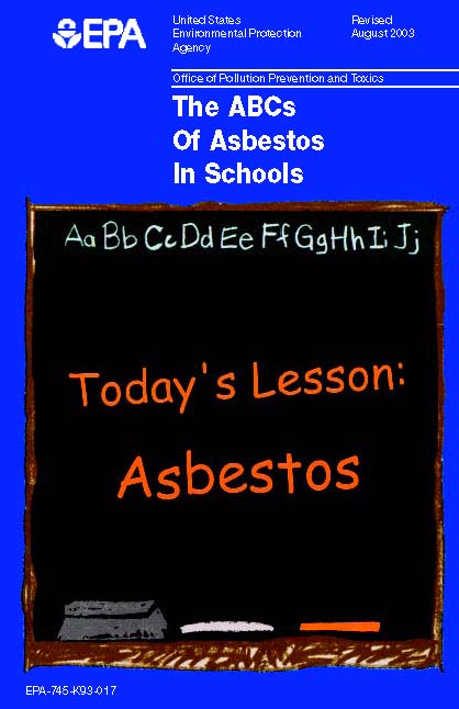 Cover - ABCs of Asbestos Brochure